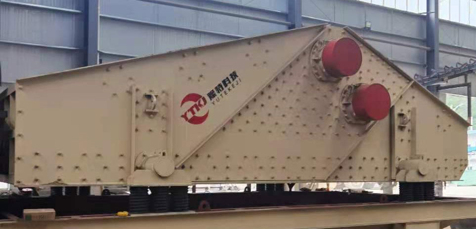 豫特機(jī)械安慶市洗砂生產(chǎn)線配2048棒條篩、3060脫水篩案例