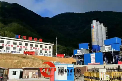 豫特科技助力安能集團水電站重點項目，機制砂生產線。